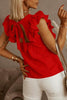 Ruffles Sleeveless T Shirt