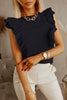 Ruffles Sleeveless T Shirt