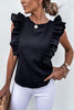 Ruffles Sleeveless T Shirt