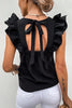 Ruffles Sleeveless T Shirt