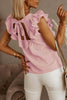Ruffles Sleeveless T Shirt