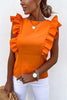 Ruffles Sleeveless T Shirt