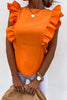 Ruffles Sleeveless T Shirt