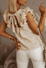 Ruffles Sleeveless T Shirt