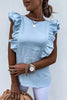 Ruffles Sleeveless T Shirt