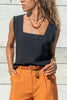 Square Neck Sleeveless Top