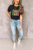 Letter Print Short Sleeve T Shirt