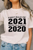 Letter Print Short Sleeve T Shirt