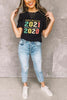 Letter Print Short Sleeve T Shirt