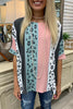 Leopard Patchwork Loose T Shirt
