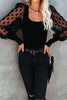 Keep You Up To Date Polka Dot Sleeve Top