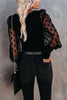 Keep You Up To Date Polka Dot Sleeve Top