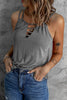 Hollow Criss Cross Tank Top