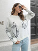 Women's Round Neck Animal Motifs Knitting Sweater