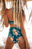 Floral Print High Waist Bikini Set