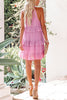 Smocked Halter Tiered Babydoll Dress