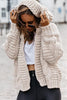 Knit Loose Hoodie Cardigan