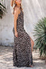 Walk On the Wild Leopard Slip Maxi Dress