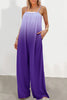 Gradient Pockets Slip Jumpsuit