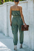 Strapless Pocket Belted Jumpsuit