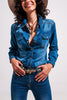 Retro Western Denim Shirt