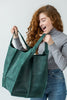 Oversized Leather Tote Bag