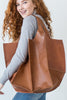 Oversized Leather Tote Bag