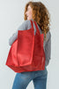 Oversized Leather Tote Bag