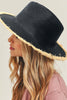 Straw Frayed Hat