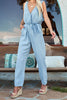 Think It Through Chambray Jumpsuit