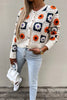 Square Crochet Crop Button Cardigan