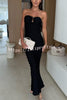 Sexy Off-shoulder Backless Slim Fit Elegant Maxi Dress