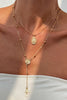 Fashionable Diamond Cross Chain Elegant Multi-layered Necklace