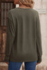 Sexy Simplicity Solid Buttons V Neck Tops