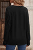 Sexy Simplicity Solid Buttons V Neck Tops