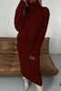 Casual Basic Turtleneck Long Sleeve Two Pieces(6 Colors)