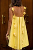 Sexy Flower Shape Square Neck Sling Dresses