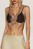 Fashion Fishnet Rhinestone Hooded Vest