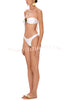 Beach Moment Oyster Metal Decor Bandeau Stretch Bikini Swimsuit
