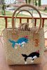 Resort Style Embroidery Handmade Straw Bag