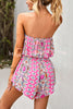 Bohemian Sexy Off the shoulder Printed Romper