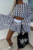 Bohemian Bell Sleeve Holiday Casual Loose Knitted Top
