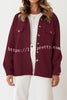 Lugogne Relaxed Lapel Oversized Long Sleeve Shirt
