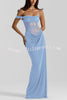 Sexy See-Through Lace Suspender Slim Slit Maxi Dress