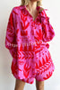 Altos Unique Printed Pocket Shirt and Elastic Waist Shorts Set