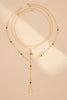 Fashionable Diamond Cross Chain Elegant Multi-layered Necklace