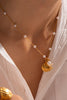 Ocean Series Pearl Accessories Starfish and Conch Shell Necklace