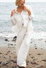 Daisy Long Sleeve Back Crochet Floral Lace A-line Blouse