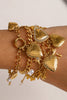 Fashionable Heart Shaped Embellished Bracelet