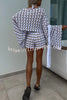 Bohemian Bell Sleeve Holiday Casual Loose Knitted Top